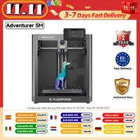 Flashforge Adventurer 5m 3D Printer, Auto Leveling, 600Mm/S Max Printing Speed, Filament Runout Reminder, 220X220X220Mm