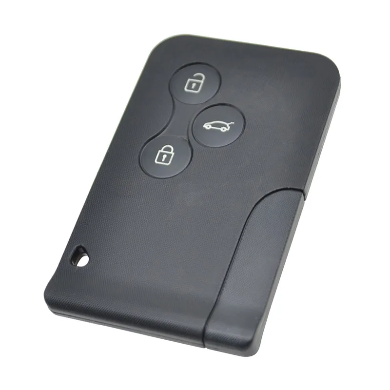 Car Remote Card Key Shell Fob Case For Renault Megane Scenic 2 Clio 3 With Uncut Blade 3 Button