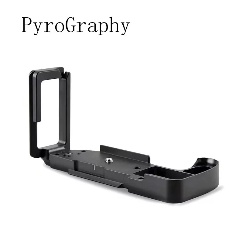 

PyroGraphy X-H1 Camera Arca L-bracket with 1/4" Thread Hole Extendable Left Side Plate Dual Arca Style Plates for Fujifilm X-H1