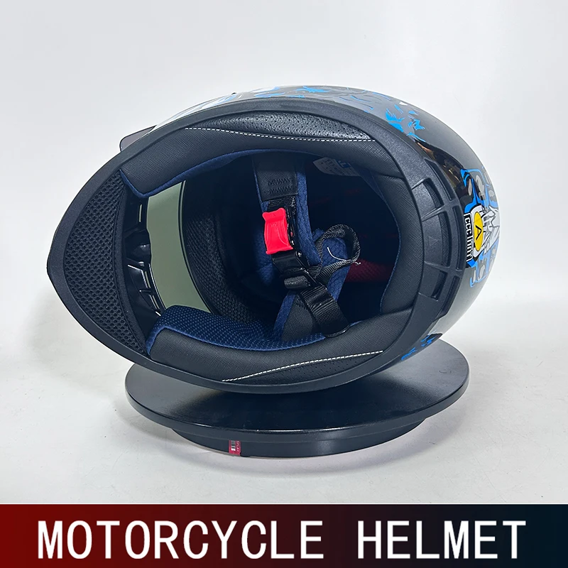 DOT men's motorcycle helmet full helmet sunshade retro arcade car full helmet four seasons winter warm racing kart helmet image 5