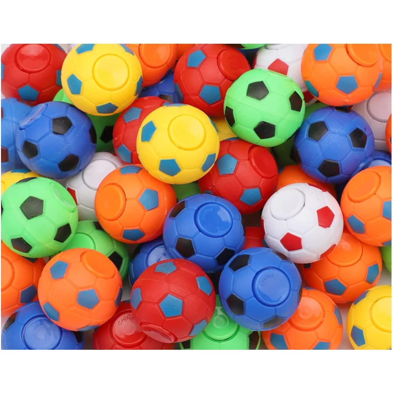 

10/30pcs Mini Fidget Spinner Soccer Ball for Kids Soccer Party Favors Goodie Bag Stuffer,Rotatable Soccer Finger Stress Ball