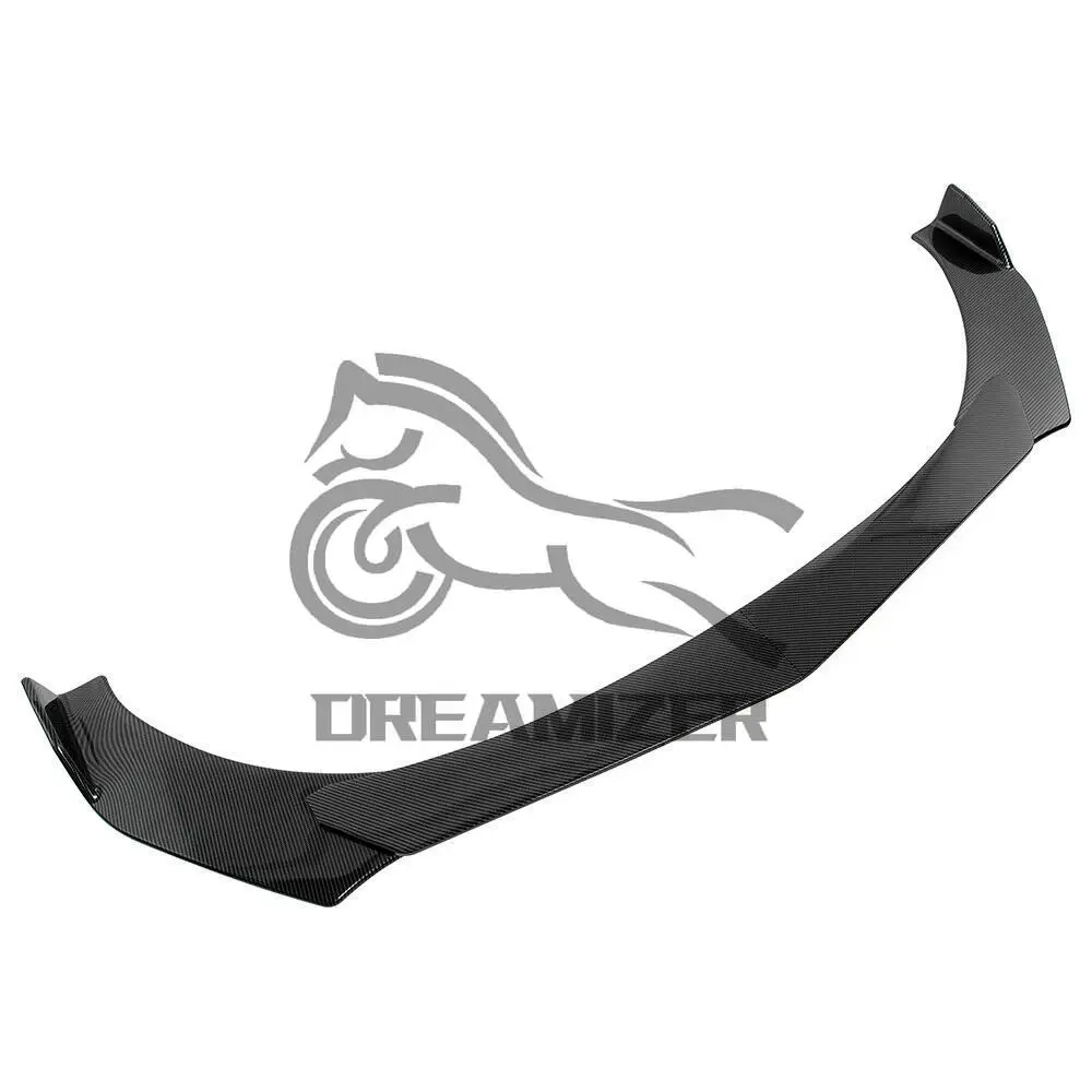 for Toyota Corolla Hatchback Car Front Bumper Lip Body Kit Spoiler Canard Splitter Diffuser Protector Covers with Strut Rod