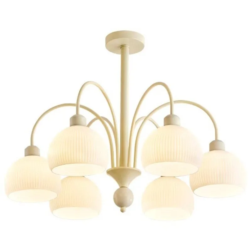 

French cream wind living room chandelier modern simple Internet celebrity cure