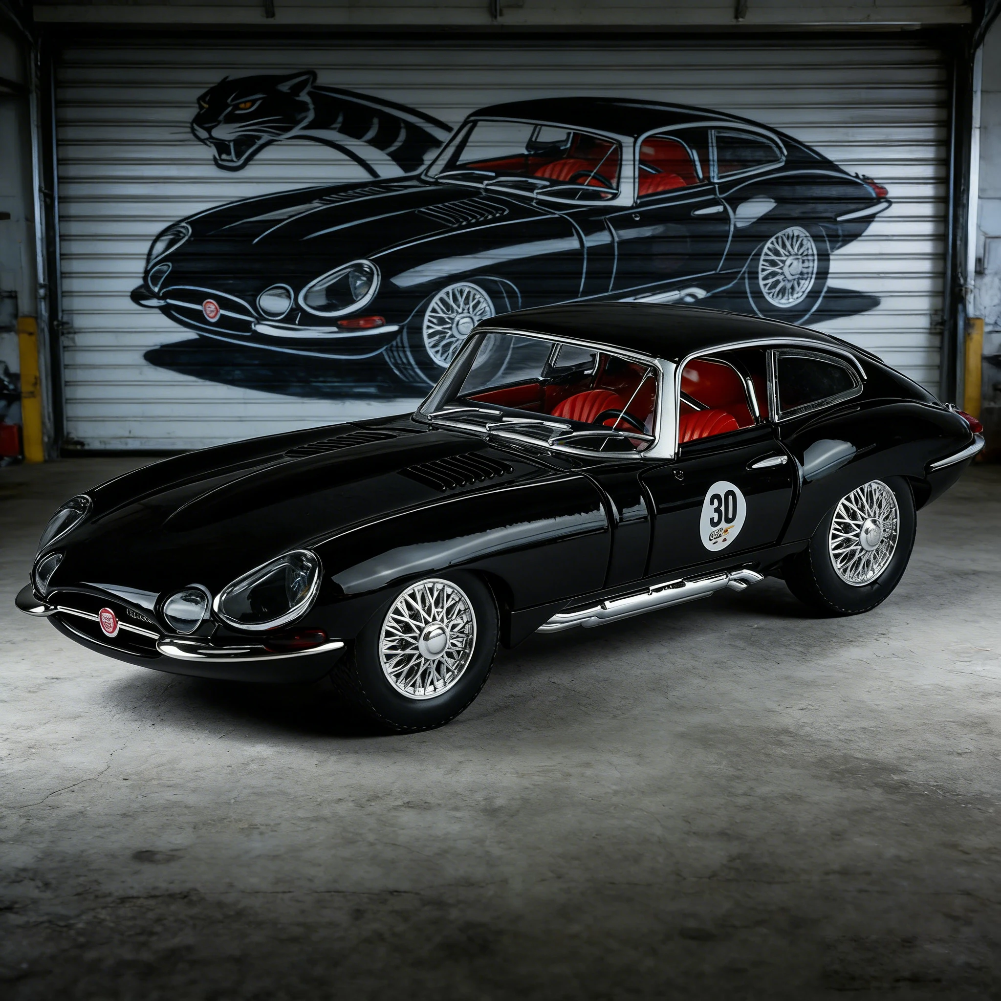 

Модель автомобиля Jaguar E-Type, ретро-классика, игрушечная машинка 1:24, имитация, из сплава, украшение, подарок для мальчика