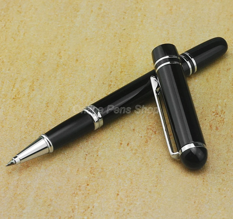 Caneta esferográfica Duke Professional preta e prateada DR220