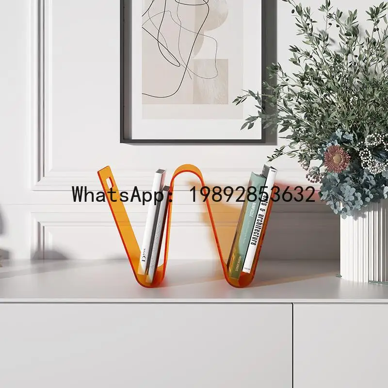 

PYJ Nordic acrylic book shelf storage shelf creative ins wind book stand small bookshelf