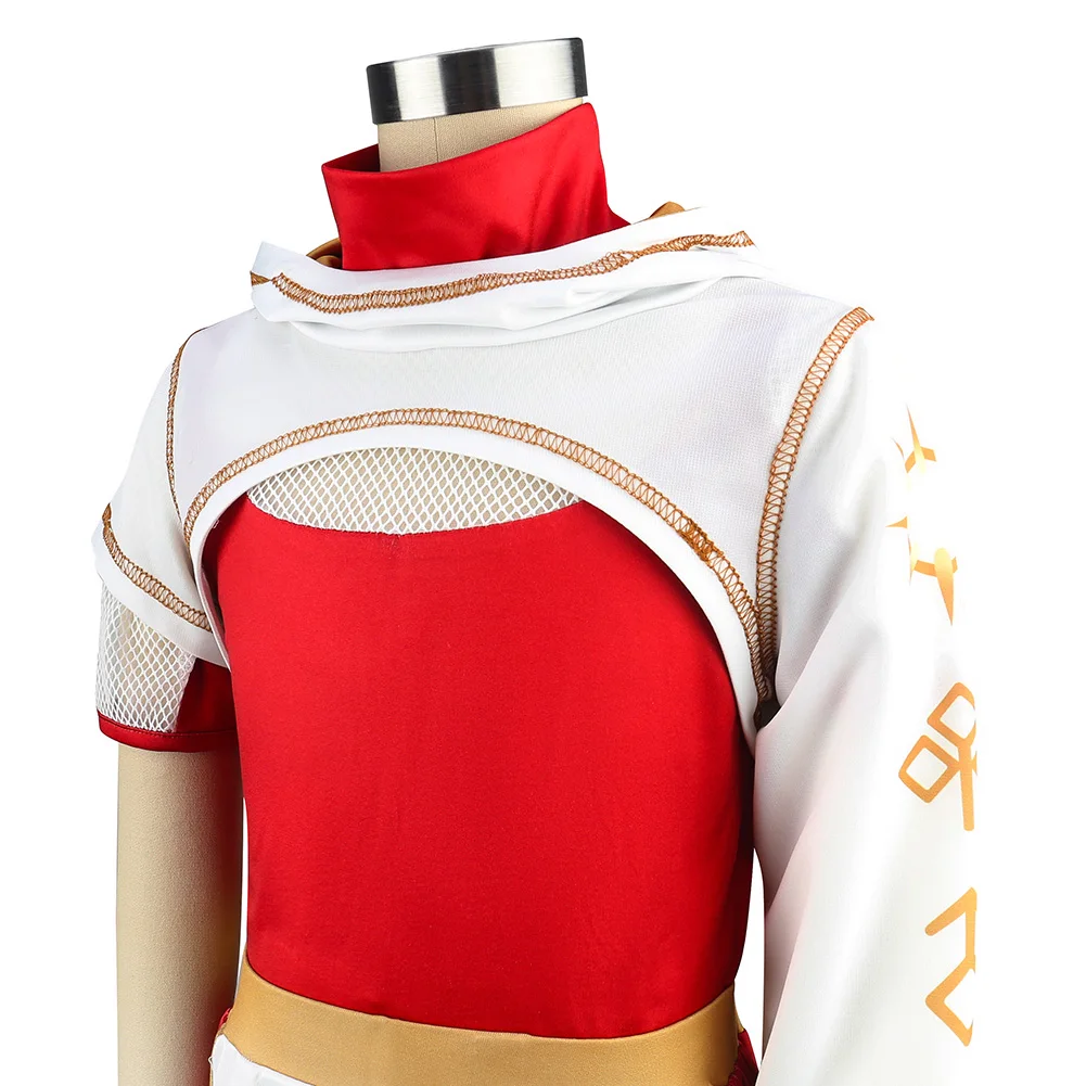 زي المشجع للفتيات الزومبي للأطفال نوفا كوسبلاي مع سروال مع طقم ملابس لحفلات الهالوين المدرسية