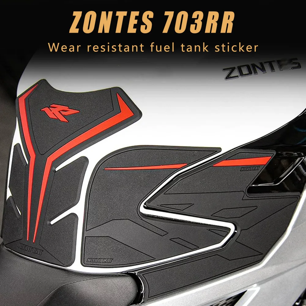 Image of NEUE FÜR ZONTES 703RR 703RR zontes703RR 703RR Motorrad Anti Slip Heizöl Tank Pad Seite Knie Grip Aufkleber Schutz Aufkleber Pads