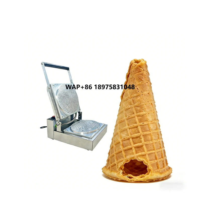 

Multifunctional commercial ice cream crispy cone machine for the production of wafers and cones