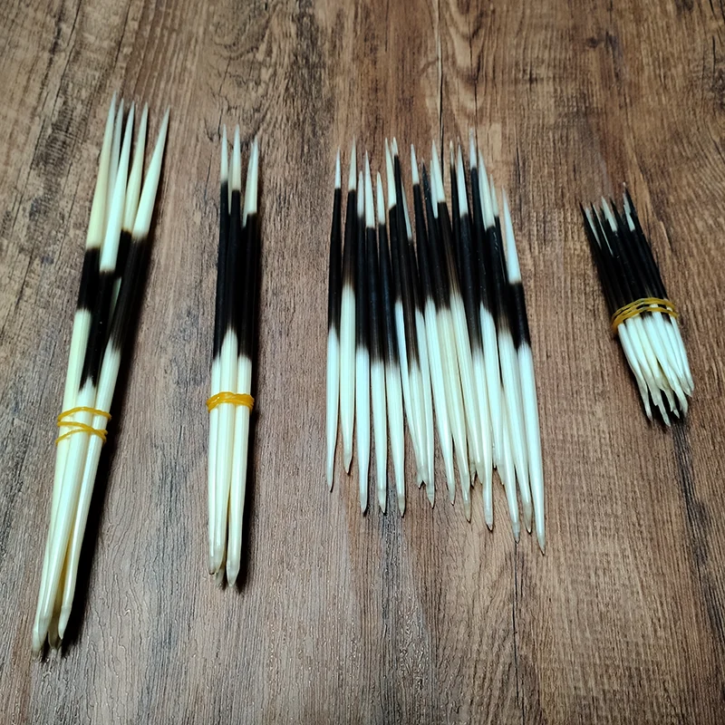 1 LOT African Porcupine Quills Hair Stick Indian Crafts Accessories Fishing Buoy DIY Natural Bone Jewelry Crafting Art