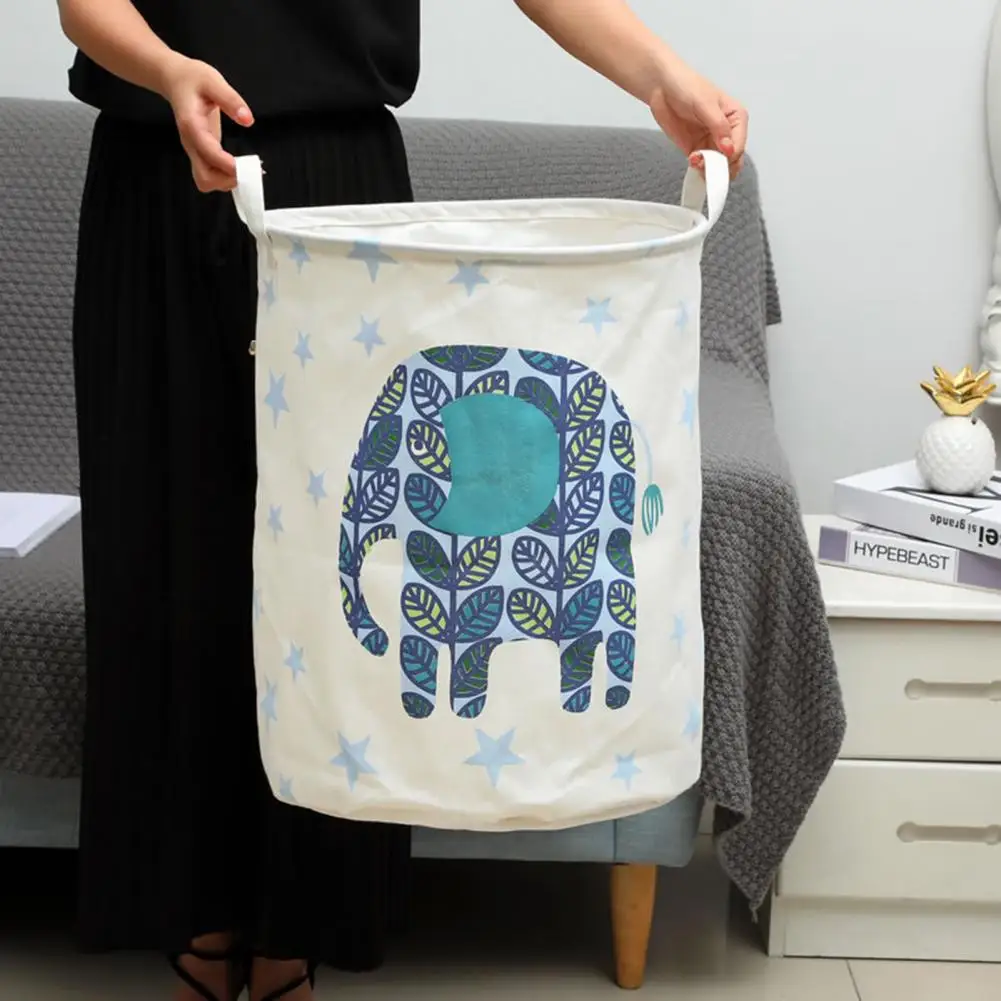 Cartoon Laundry Basket Folding Laundry Hamper Waterproof Toys Sundries Organizer Storage Baskets Cesto Ropa Sucia корзина для