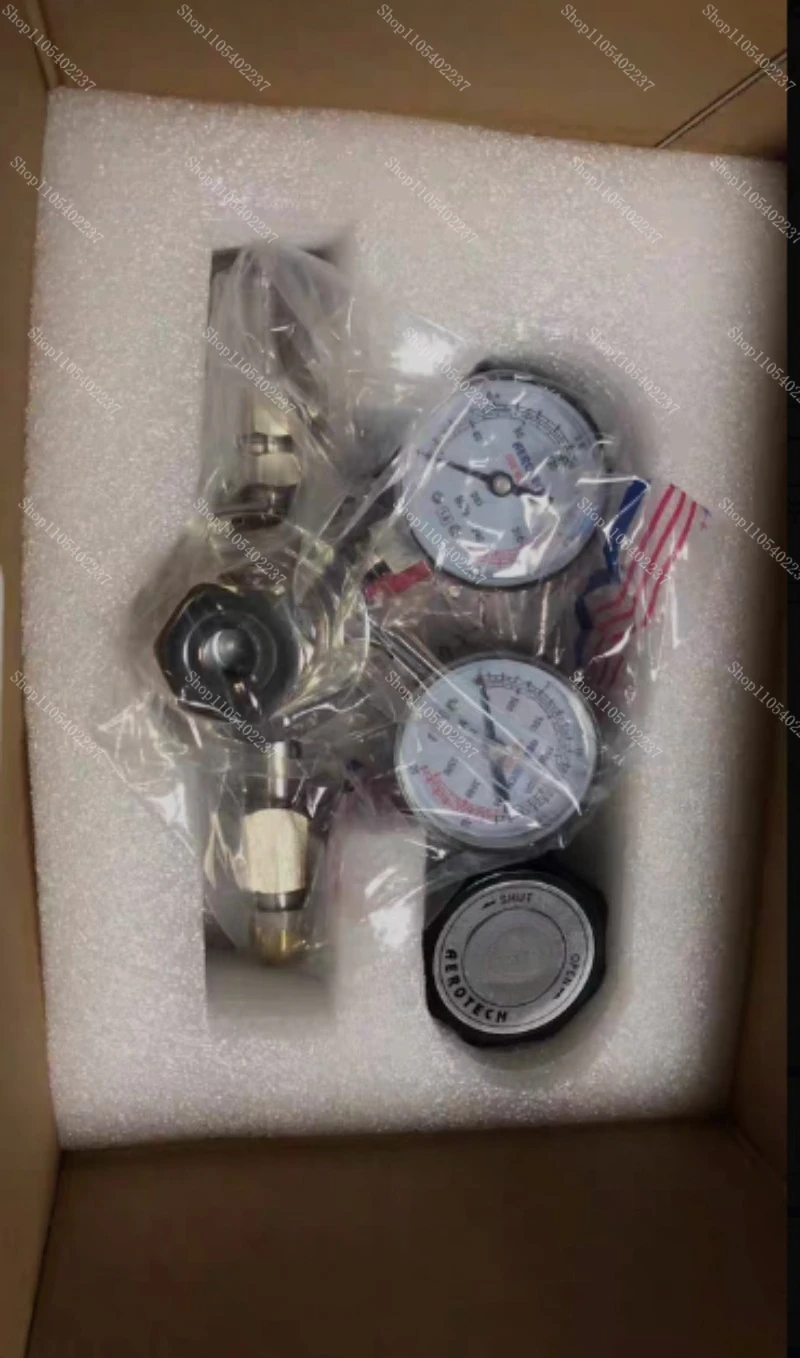Large Bottle Double Stage Pressure Reducer Copper Nitrogen Pressure Reducing Valve Helium Air Argon Carbon Dioxide Hydrogen