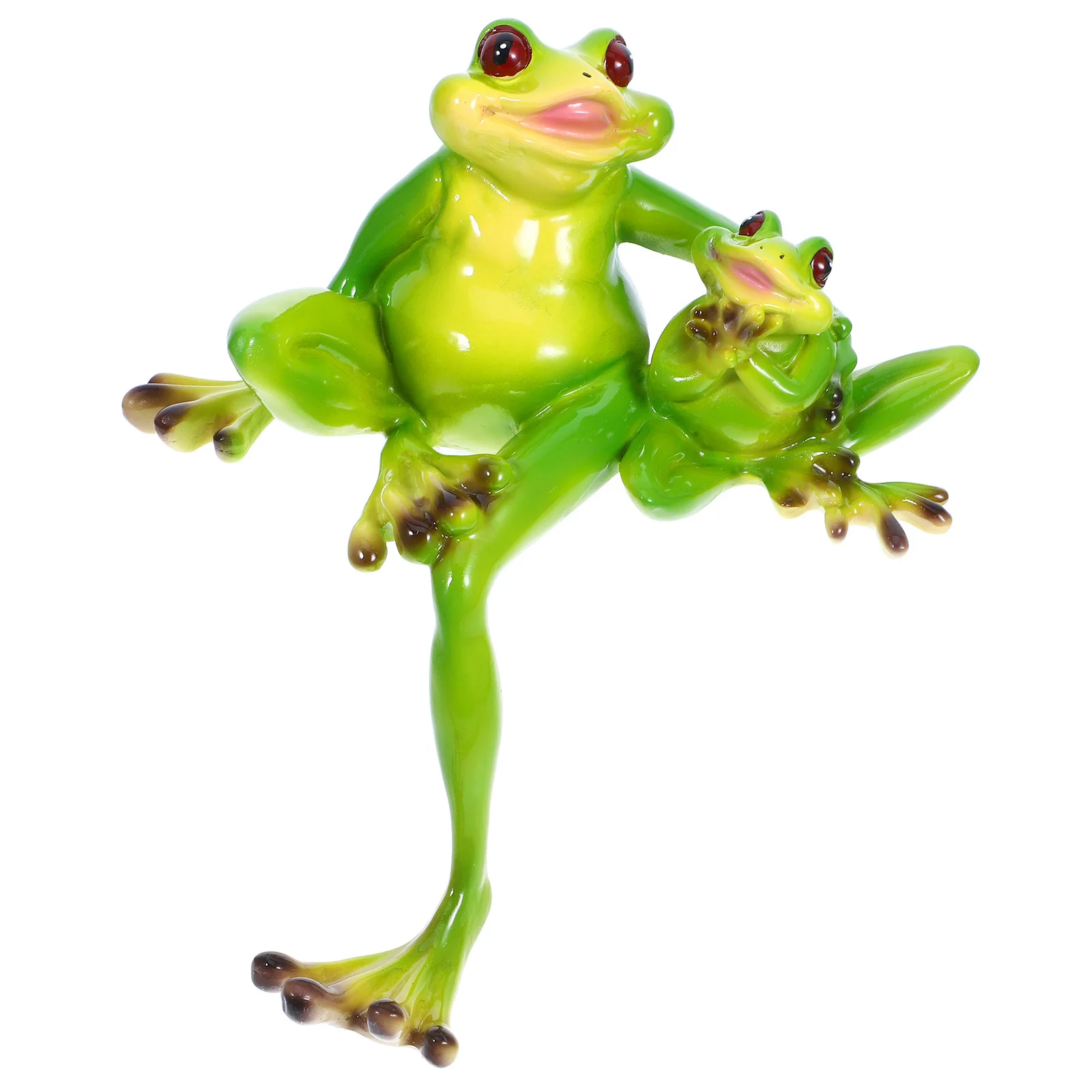 

Resin Frog Sculpture Realistic Garden Ornament Outdoor Decoration for Courtyard Frog Ornaments Resin Crafts