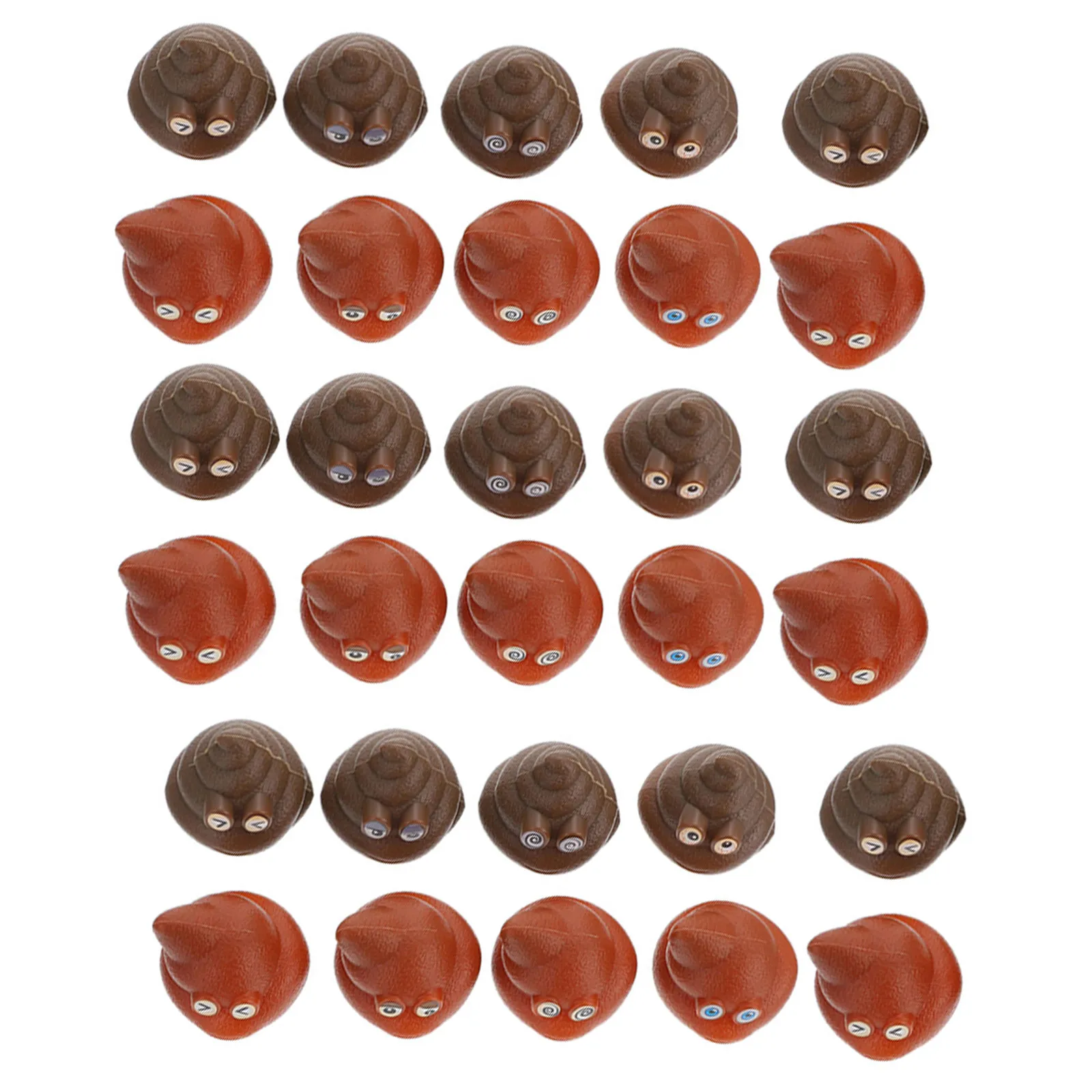 

20Pcs Plastic Fake Poop Prank Props Highly Realistic Simulation for Halloween April Fool's Parties Bathroom Bedroom Kitchen Pool