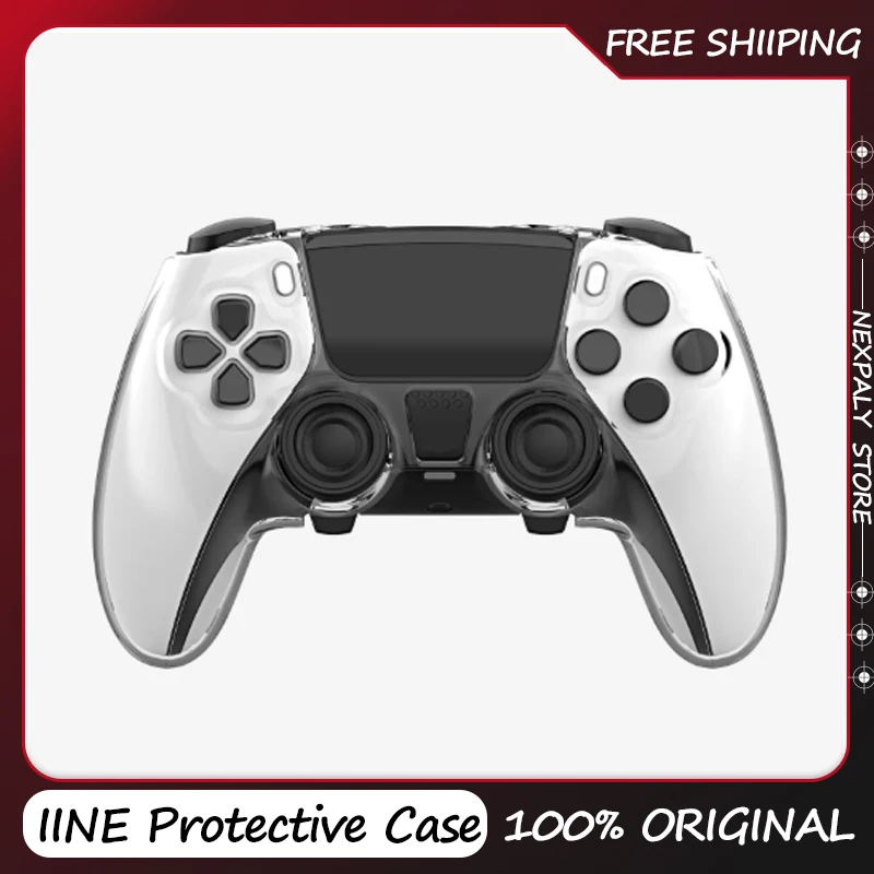 Funda Protectora IINE para Control DualSense Edge Elite, Carcasa Rígida de Cristal para Consola de Juegos PS5, Accesorios para Sony PS5, Regalo