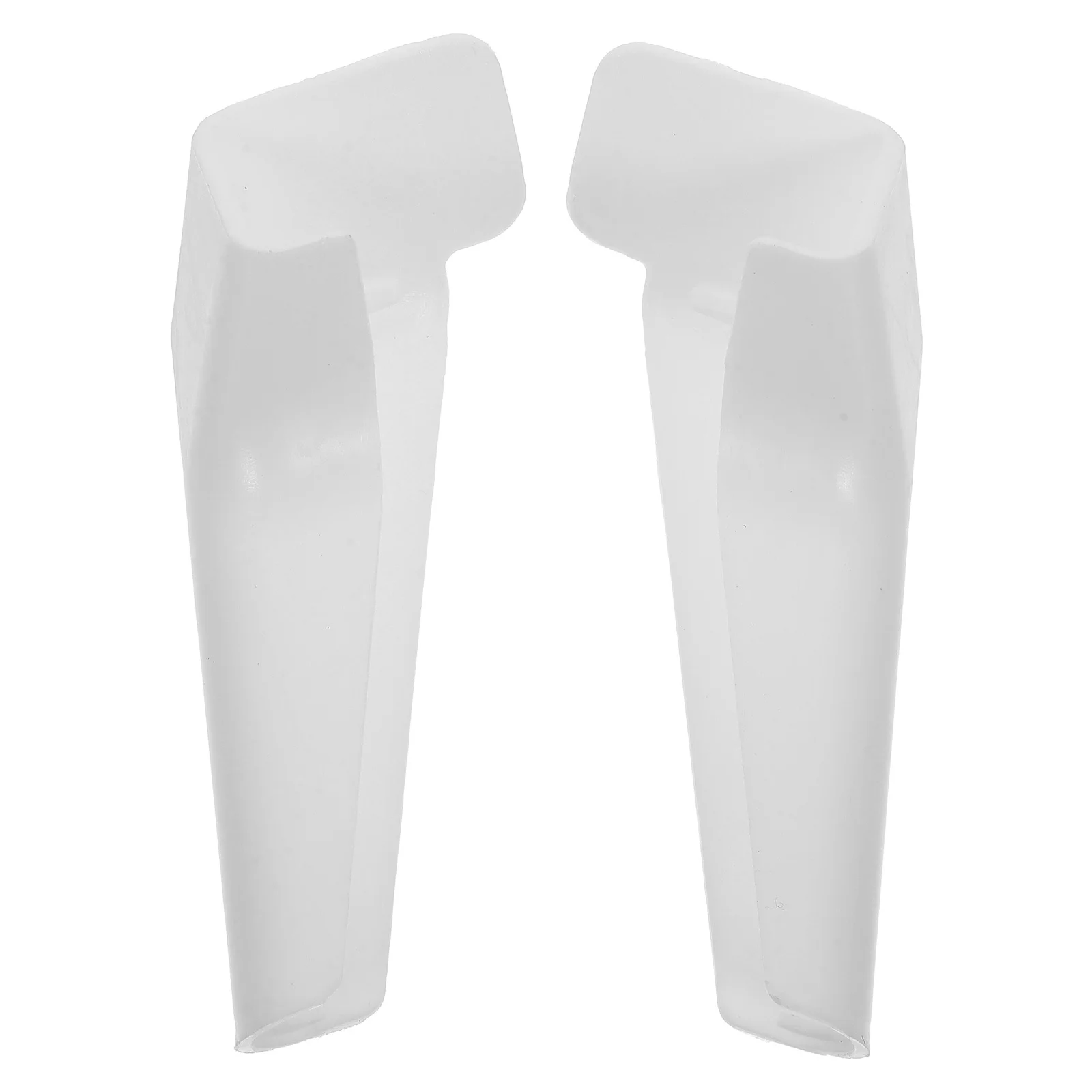 

2pcs Rv Rain Gutter Spout Extensions Drainage Nozzle For Roof Rail Waterproof Protection Long J-Shaped Design Anticlogging