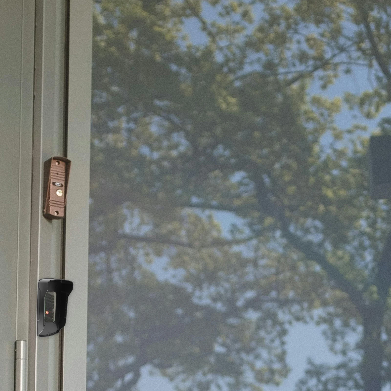 1pcs Control Rain Outdoor Door Protective Weatherproof Fingerprint Machine Face Recognition Device Protector Decorative Doorbell