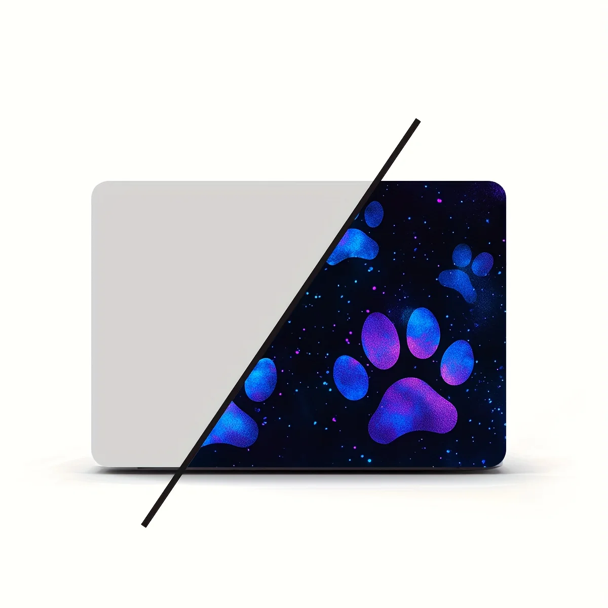 Vinyl Laptop Case, Paw Printed Stickers, 2-Pack, Scratch Resistant DIY Art Case for Laptops - General Purpose, DIY, Cutting
