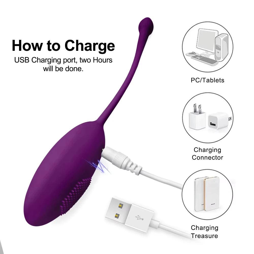 Remote Control Vibrating Egg G Spot Simulator Vagina Kegel Trainer_voghion.com