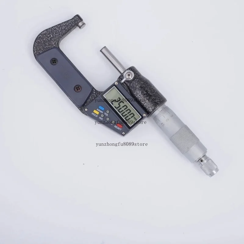 Digital Micrometer 0.001mm Electronic Outside Micrometers 0-25-50-75-100mm Chrome Plated Caliper Gauge Measure Tools Data Output