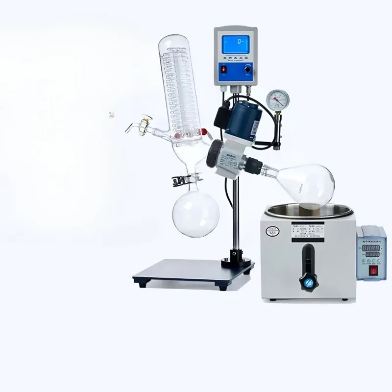 Rotary Evaporator Laboratory Distiller, Vacuum Concentration Evaporator for Purification and Crystallization