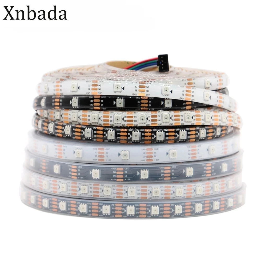 

WS2815 DC12V(WS2812B WS2813 updated) RGB LED Pixels Strip Light Individually Addressable LED Dual-Signal 30/60/100/144 Leds/m