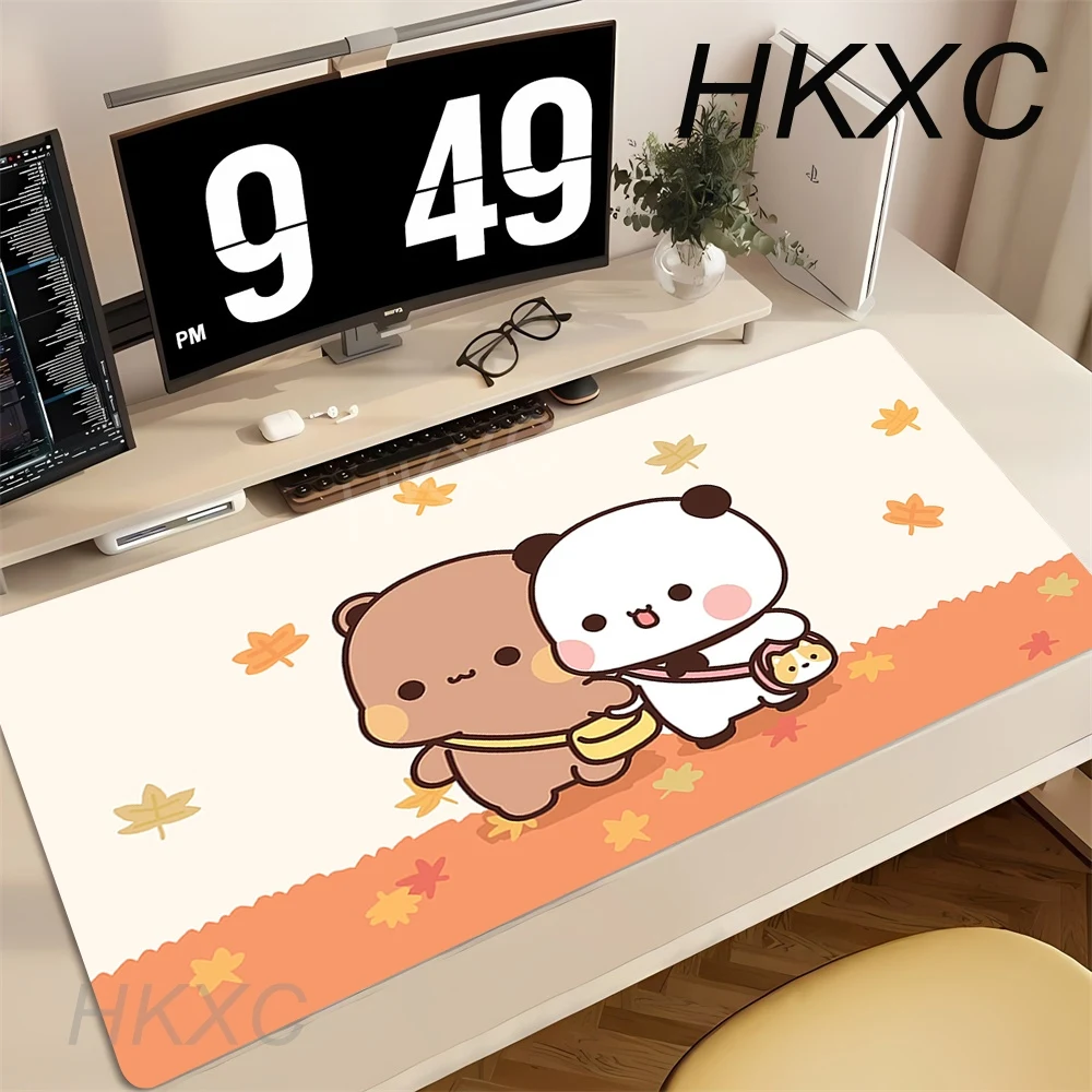Anime Computer Table Mat Cartoon Bubu Dudu Kawaii Deskmat Gamer Mouse Pad Pc Accessories Mousepad Large Mats Office Mause Pads view 4