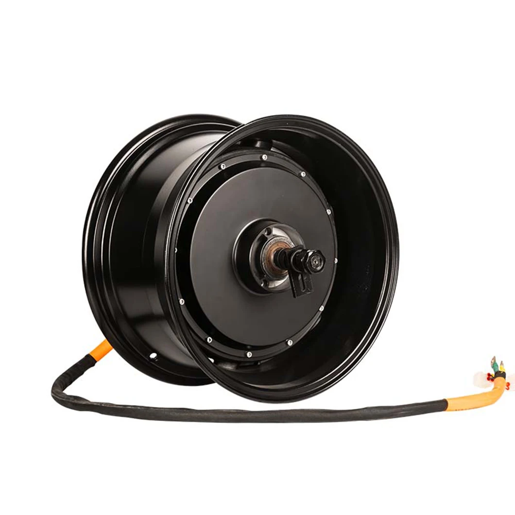 14 Inch-7.5 Super Wide Tire Hub Motor 72V 3000W BLDC Motor for Electric Motorcycle
