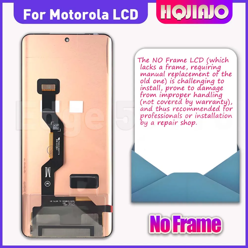 For Motorola Edge 50 Pro XT2403-2 6.7'' AMOLED LCD Display Touch Screen Digitizer Assembly Replacement repair for EDGE 50 Pro