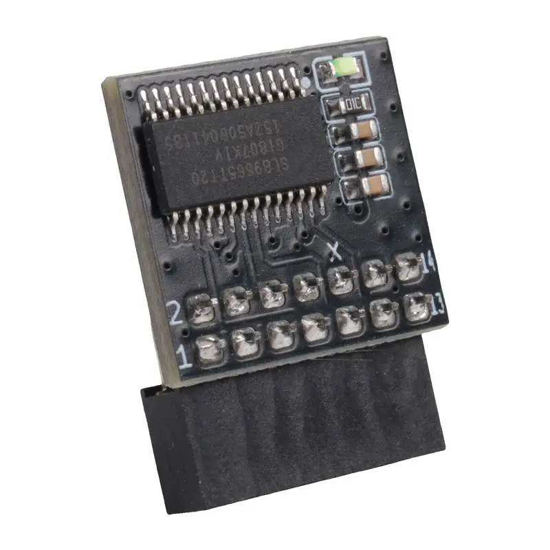 TPM 2.0 Security Module For ASUS/MSI/Asrock LPC Interface, Remote Encryption Card Enhanced Data Protection 14Pin For Asus