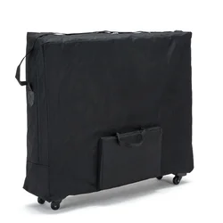 Wear-resistant Oxford Cloth Wheeled Storage Bag for Massage Bed, Waterproof Portable Backpack with Folding Legs, Travel Case