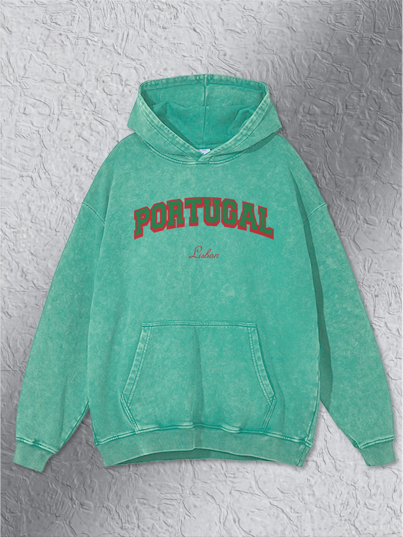 Лиссабон Португалия с принтом букв мытая толстовка для мужчин хип-хоп модная толстовка большого размера осенний хлопковый пуловер универсальная одежда