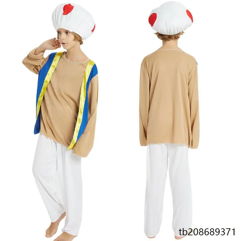 زي سوبر ماريو للهالوين، ملابس تنكرية للأنمي، طقم ماريو للرقص والأداء، زي تقليدي صيني للنساء #3