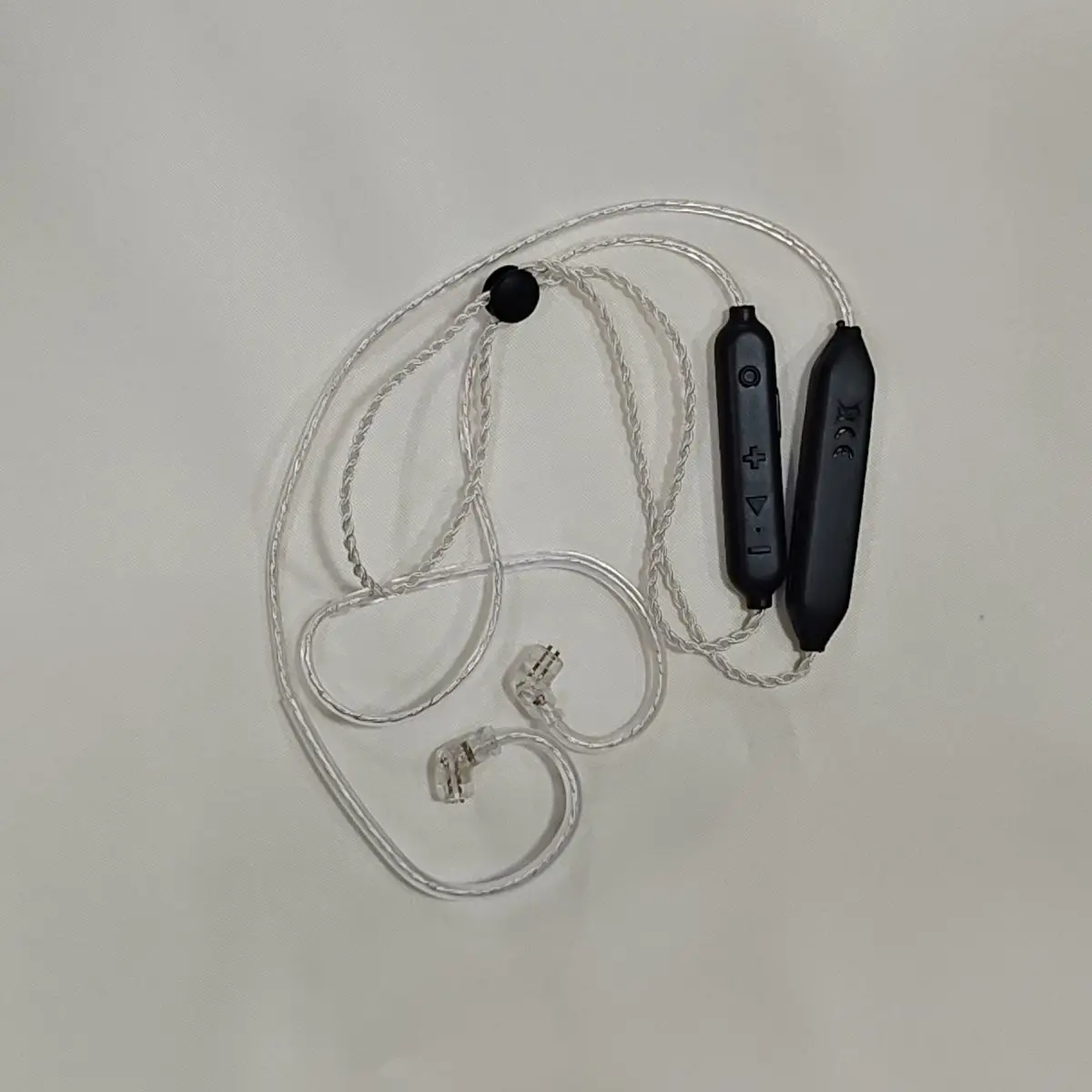 QDC Bluetooth Upgrade Cable, AAC Decoding Zhongke Chip, Soft Silver‑Plated Wire Long Standby for KZ Earphones