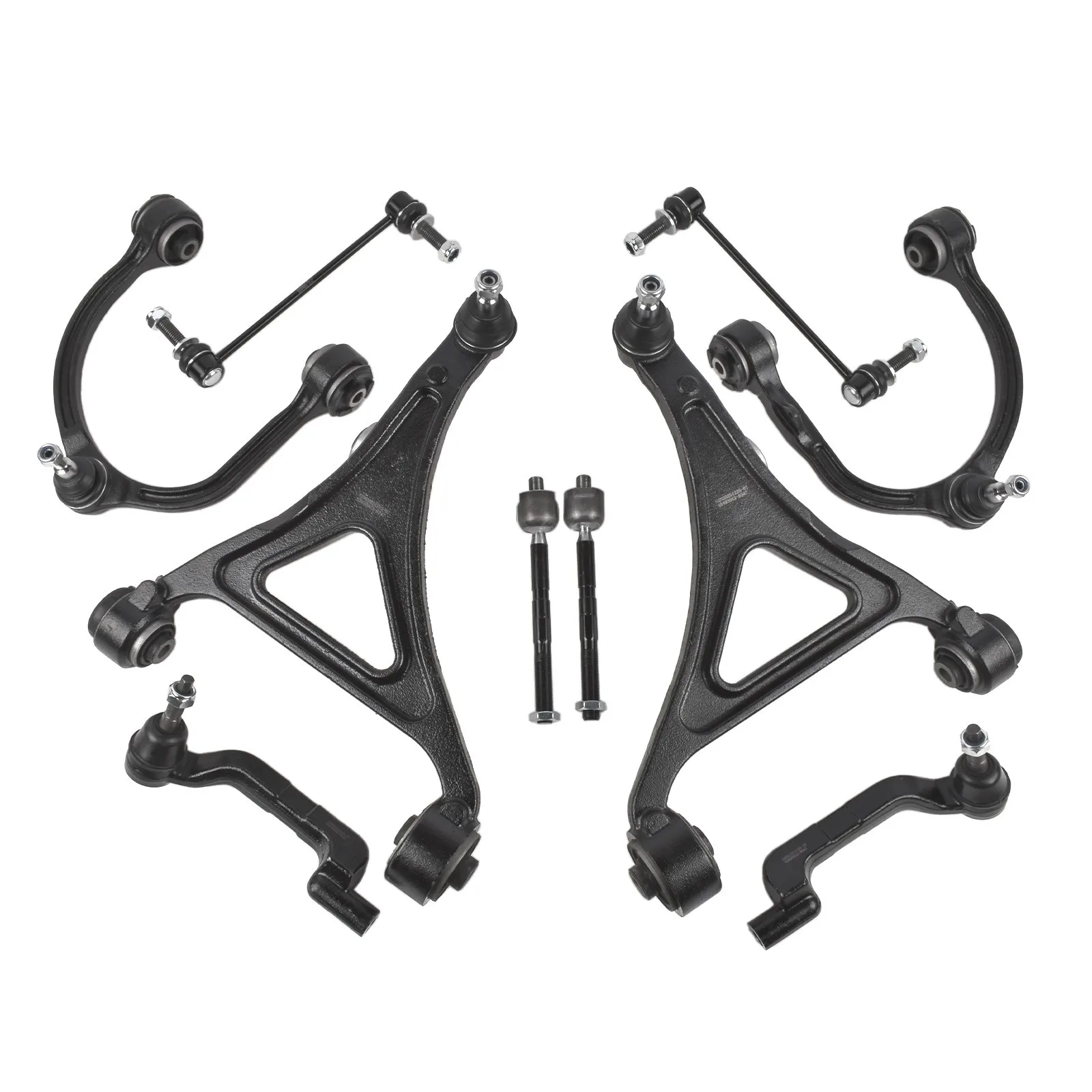 AP01 AWD 10pc Front Suspension Kit for 2012-2014 Chrysler 300 Dodge Charger 3.6L 5.7L MS251163, MS251164, K621537, K621538, K750154, ES800956, ES800957, EV800960