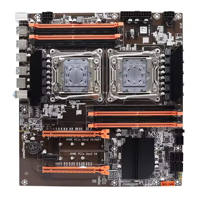 

ATX LGA2011-V3 X99 mainboard professional 4 Channel DDR4 desktop computer motherboard daul cpu motherboard X99 main board