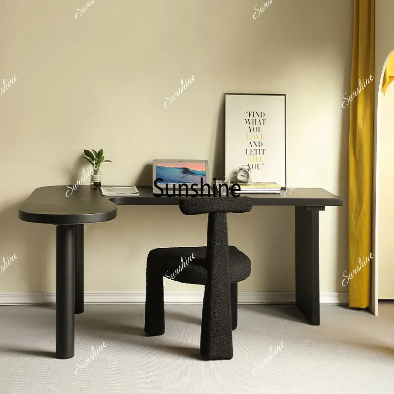 Corner desk Solid wood home Corner writing bedroom Simple office workbench