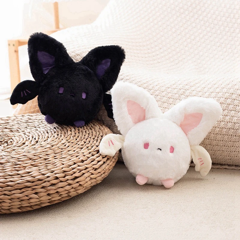 Cute Bat Plush Cushion Pillows Kawaii Cartoon Cushions for Sofa Decorative Soft Stuffed Cushions Key Pendan Home Livingroom Deco