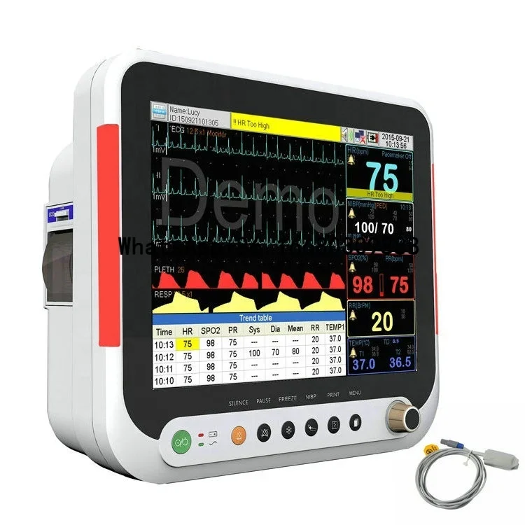 

Medical High Quality 15 Inches ETCO2 ICU Surgery Room Multiparameter Mri Compatible Patient