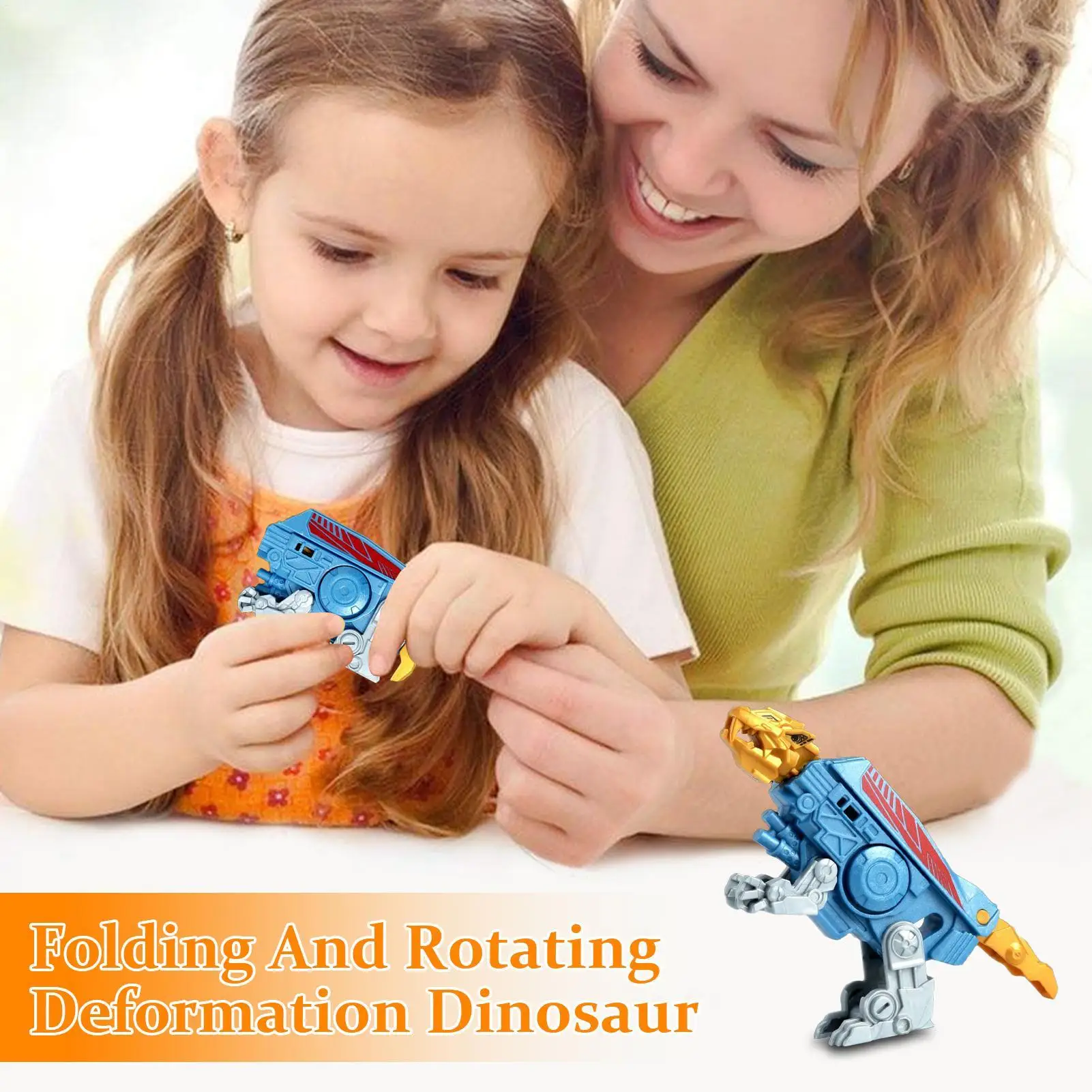 Robot mécanique déformé dinosaure transformable créatif, jouets Fidget, Spinner à main Anti-stress, jouets sensoriels gyroscopiques, cadeaux