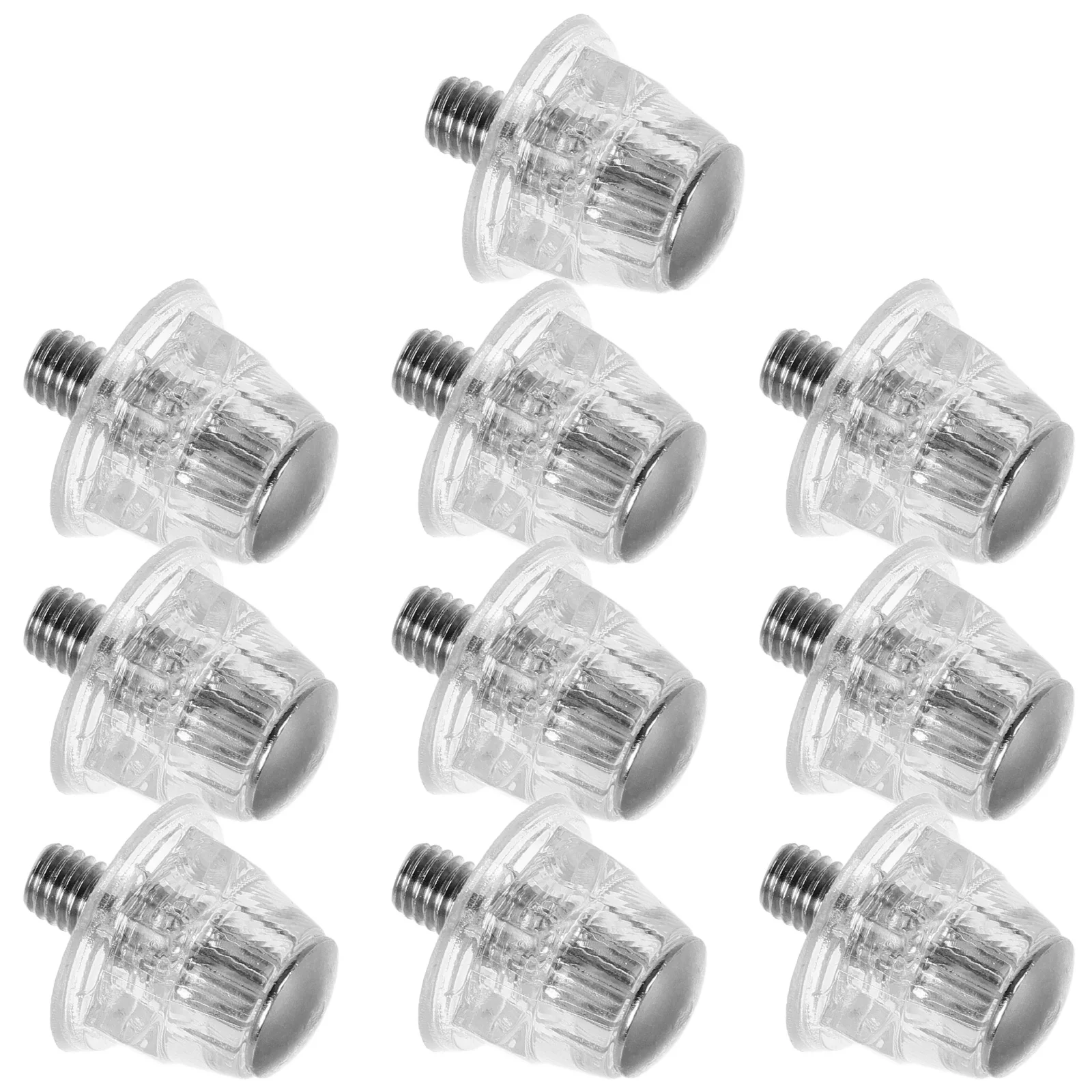 

10 шт., сменные шпильки для футбольных бутсов, алюминиевые металлические футбольные шипы, прочные, универсальные, подходят для футбольных бутсов, бутсов для спорта на открытом воздухе