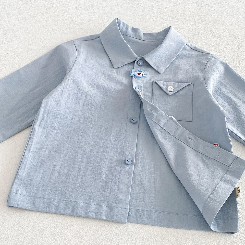 2026 Herbst Kinderhosen Einfarbige Mädchen-Jeanshosen Schlichter Stil Herbst-Jeans für Jungen Weiche Haremshosen – Detail 26