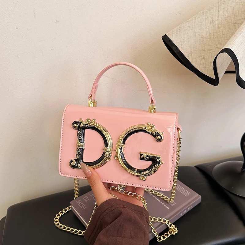 

Unique Vintage Fashion Bag Inspired By Paris Designer With Crossbody Strap Letter Logo And Minimalist