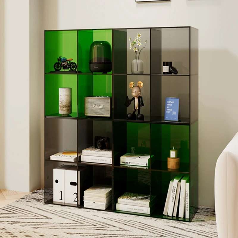 

Modular Front Facing Book Acrylic Shelf Library Removable Desk Bookcase Gap Shelf Storage Organizer 거실서랍장 Furniture for Room AA