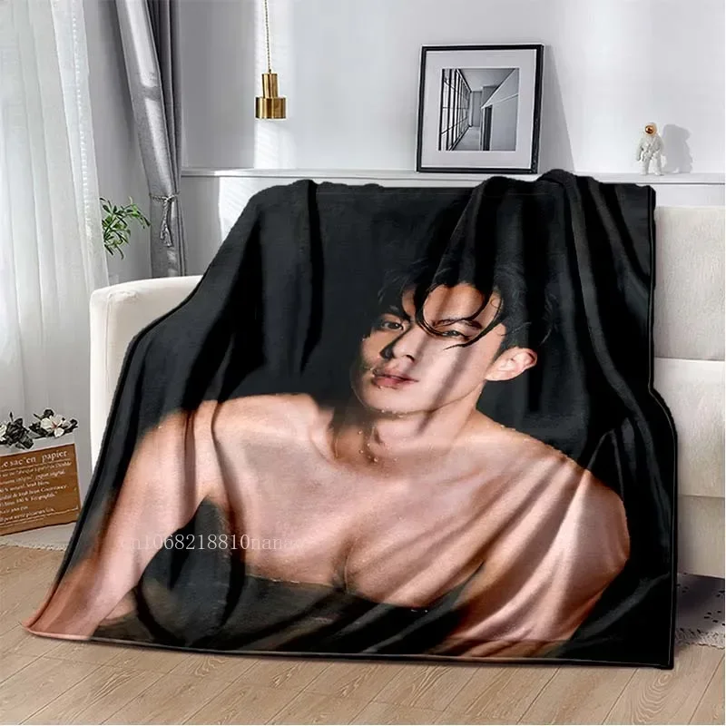 Dylan Wang Dong Fang Da Qiang Bedspread Blanket Cang Lan Jue for Sofa Bedroom Decoration Fluffy Soft Blankets