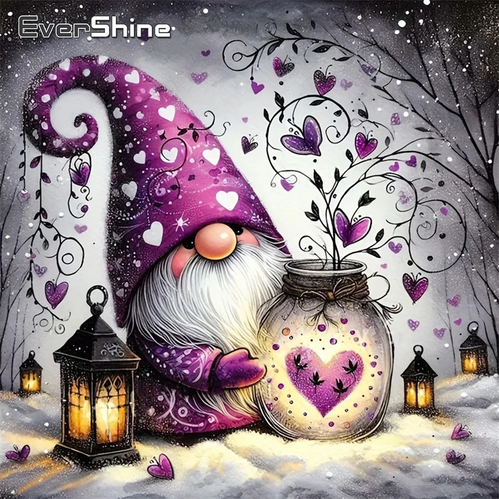 Evershine Diamant-Gemälde, Zwerg-Charakter-Mosaik, geeignet für Anfänger, Porträt, Stickerei, Cartoon, DIY, Neuankömmling, Heimdekoration