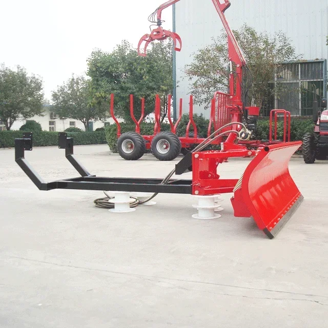 Snow plow blade used on tractor