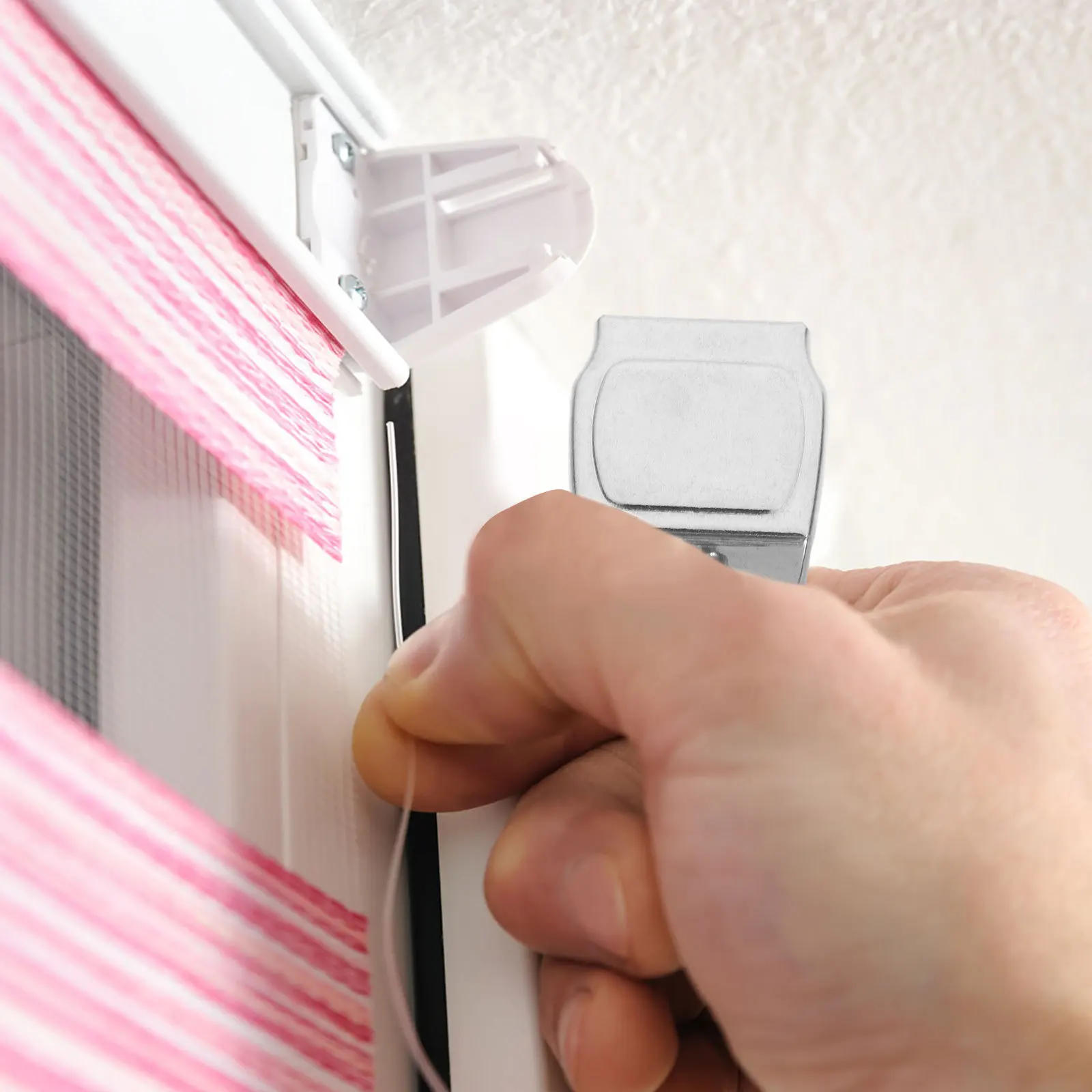 6 قطعة قبعات نهاية مسار الستار الفولاذ المقاوم للصدأ تأمين صالح لا أدوات المطلوبة ل جدار سقف جبل أطراف قضيب الستارة الزخرفية