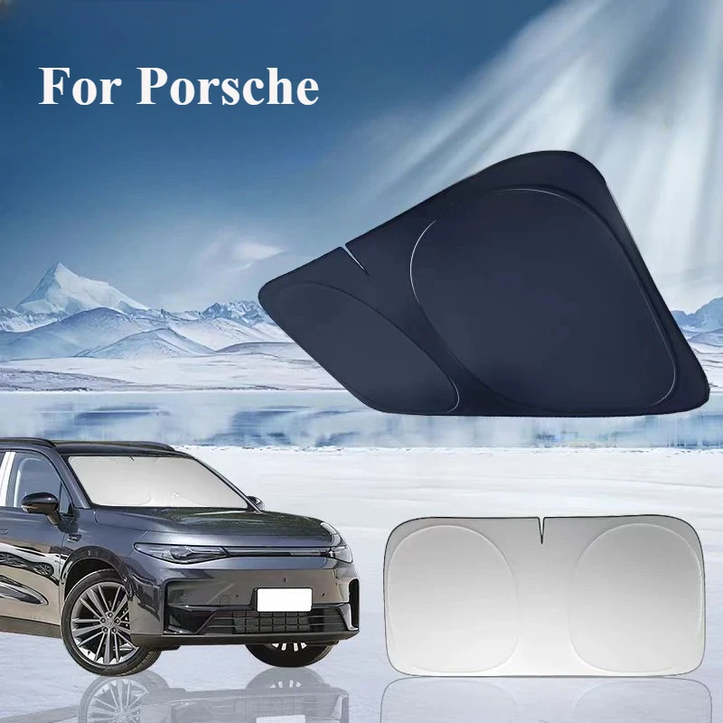 

Car Windshield Sun Shade Covers For Porsche Panamera Cayenne 971 911 9YA Macan Boxster Car Front Window Summer Sun Protection