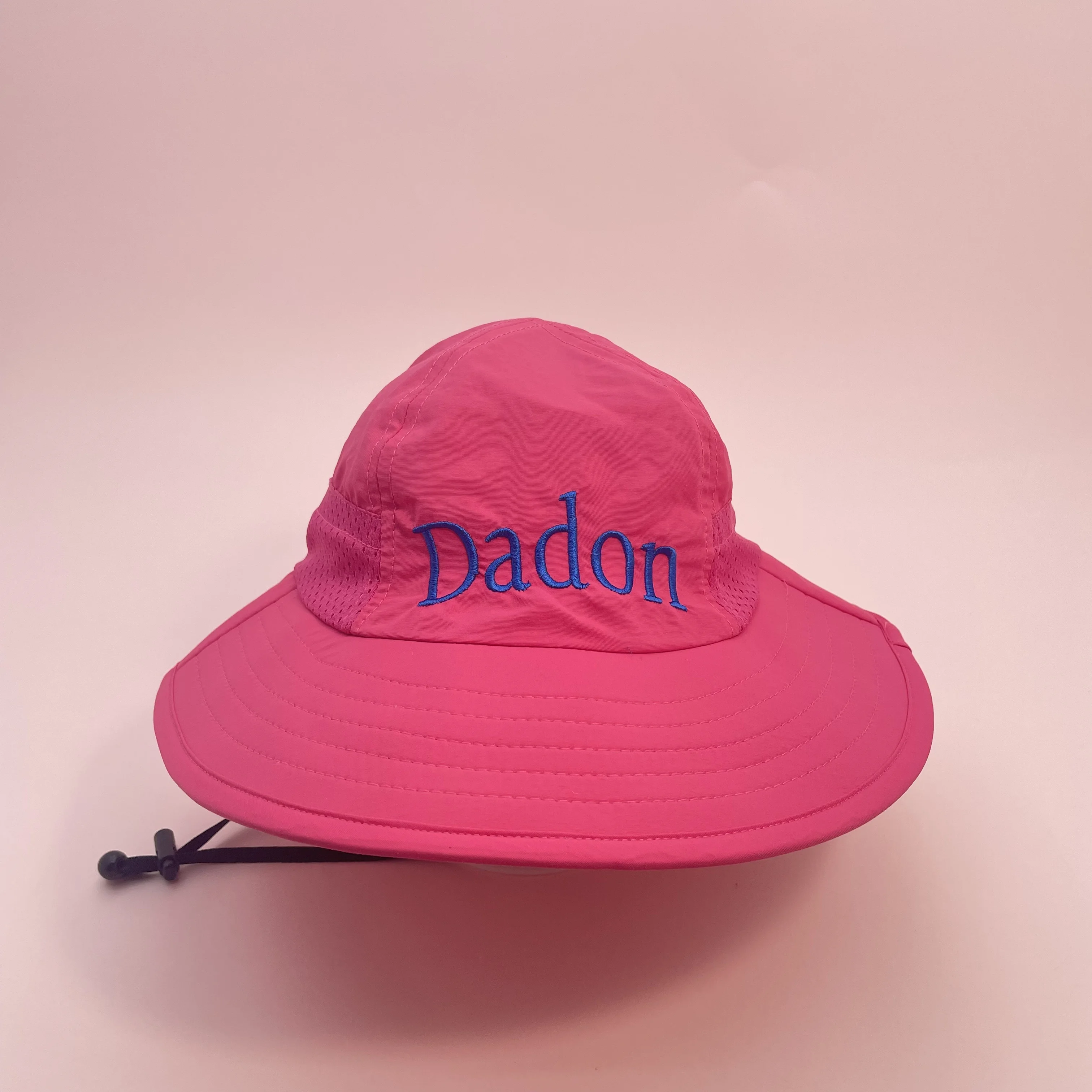 Personalized Spring Summer Baby Hat Beach Sun Protection Neck custom Bucket Hat for Girl Boy Adjustable Children Cap Baby 2-6Y